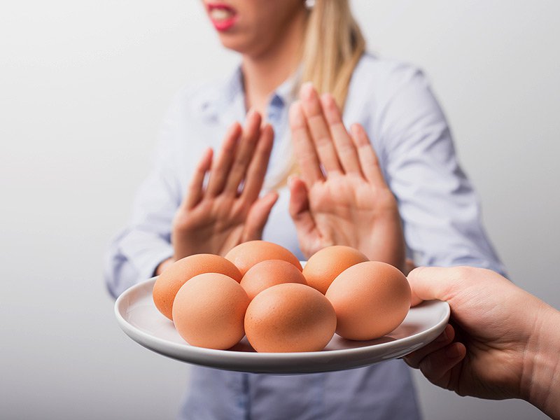 может ли быть аллергия на яйца